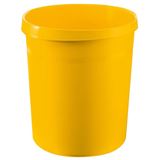HAN Papierkorb GRIP, 18 Liter, rund, gelb