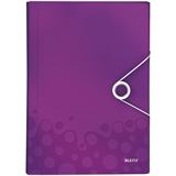 Leitz Projektmappe WOW, A4, PP, 6 F&auml;cher, violett