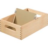 HAN Holz-Karteitrog A6 quer, f&uuml;r 500 - 900 Karten