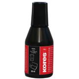 Kores Stempelfarbe, Inhalt: 27 ml, schwarz
