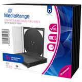 MediaRange CD Leerbox 5pcs Double JewelCase