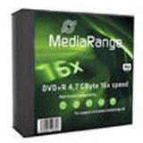 MediaRange DVD+R 4.7GB 5pcs Pack 16x Slimcase