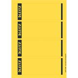 LEITZ Ordnerrücken-Etikett, 61 x 192 mm, kurz, breit, gelb LEITZ Ordnerrücken-Etikett, 61 x 192 mm, kurz, breit, gelb
