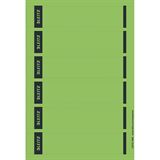 LEITZ Ordnerrücken-Etikett, 39 x 192 mm, kurz, schmal, grün LEITZ Ordnerrücken-Etikett, 39 x 192 mm, kurz, schmal, grün