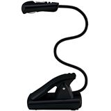 WEDO LED-Leselampe mit Clip, mobil, 1 LED, schwarz