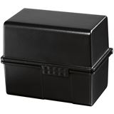 HAN Karteikasten, DIN A8 quer, Kunststoff, schwarz