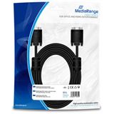 (€1,98*/1m) 5.00m MediaRange VGA Anschlusskabel doppelt (€1,98*/1m) 5.00m MediaRange VGA Anschlusskabel doppelt