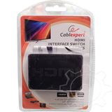 Gembird HDMI Switch 3 Eing&auml;nge -> 1 Ausgang 4k +Fernbed.