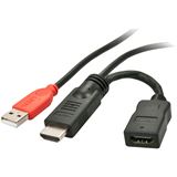 Lindy HDMI M/F Stromeinspeisungsada USB A St 5 Volt in HDMI Verb. Lindy HDMI M/F Stromeinspeisungsada USB A St 5 Volt in HDMI Verb.