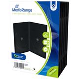 MediaRange DVD Leerbox 5pcs Double