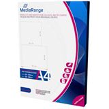 MediaRange CD Jewelcase Booklet + Inlay DINA4 Bögen 50 Stück MediaRange CD Jewelcase Booklet + Inlay DINA4 Bögen 50 Stück