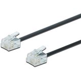 (€1,63*/1m) 3.00m Digitus UAE Anschlusskabel 6p4c RJ11 Stecker (€1,63*/1m) 3.00m Digitus UAE Anschlusskabel 6p4c RJ11 Stecker