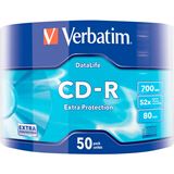 Verbatim CD-R 80Min/700MB/52x Eco-Pack (50 Disc)