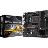 MSI B350M PRO-VDH AMD B350 So.AM4 Dual Channel DDR4 mATX Retail MSI B350M PRO-VDH AMD B350 So.AM4 Dual Channel DDR4 mATX Retail