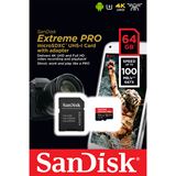 64 GB SanDisk Extreme Pro microSDXC UHS-I A1 V30 Retail inkl. Adapter 64 GB SanDisk Extreme Pro microSDXC UHS-I A1 V30 Retail inkl. Adapter