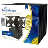 MediaRange CD Jewelcase 6Disc Black (5)R Leerhüllen, MediaRange CD Jewelcase 6Disc Black (5)R Leerhüllen,