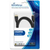 (€4,39*/1m) 1.80m MediaRange HDMI Anschlusskabel High-Speed mit (€4,39*/1m) 1.80m MediaRange HDMI Anschlusskabel High-Speed mit