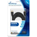 (€2,18*/1m) 5.00m MediaRange HDMI Anschlusskabel High-Speed mit (€2,18*/1m) 5.00m MediaRange HDMI Anschlusskabel High-Speed mit