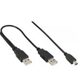 (€1,63*/1m) 3.00m InLine USB2.0 Y-Stromadapterkabel USB A (€1,63*/1m) 3.00m InLine USB2.0 Y-Stromadapterkabel USB A
