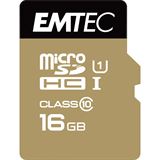 16 GB EMTEC Gold+ SDHC Class 10 U1 Retail inkl. Adapter auf SD 16 GB EMTEC Gold+ SDHC Class 10 U1 Retail inkl. Adapter auf SD