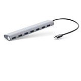 InLine USB 3.1 Hub, USB Typ C zu 7 Port Typ A, Aluminiumgehäuse, InLine USB 3.1 Hub, USB Typ C zu 7 Port Typ A, Aluminiumgehäuse,