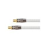 (€2,30*/1m) 3.00m PYTHON SAT Antennenkabel Premium Koax Stecker (€2,30*/1m) 3.00m PYTHON SAT Antennenkabel Premium Koax Stecker