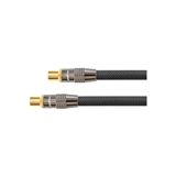 (€6,90*/1m) 1.00m PYTHON SAT Antennenkabel Premium Koax Stecker (€6,90*/1m) 1.00m PYTHON SAT Antennenkabel Premium Koax Stecker