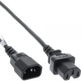 (€1,78*/1m) 5.00m InLine Stromkabel Verlängerungskabel C14 (€1,78*/1m) 5.00m InLine Stromkabel Verlängerungskabel C14