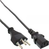 (€2,30*/1m) 3.00m InLine Stromkabel Stecker Schweiz auf (€2,30*/1m) 3.00m InLine Stromkabel Stecker Schweiz auf