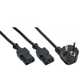 (€2,38*/1m) 5.00m InLine Stromkabel Y-Kabel Schutzkontakt (€2,38*/1m) 5.00m InLine Stromkabel Y-Kabel Schutzkontakt