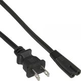 (€1,38*/1m) 5.00m InLine Stromkabel Stecker USA auf Euro 8 (€1,38*/1m) 5.00m InLine Stromkabel Stecker USA auf Euro 8