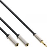 (€3,45*/1m) 2.00m InLine Audio Y-Kabel Slim 3.5mm Klinke Stecker (€3,45*/1m) 2.00m InLine Audio Y-Kabel Slim 3.5mm Klinke Stecker