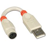 Lindy KVM Adapter PS/2 F/USB A Male KVM USB Adapterkabel Tastatur Lindy KVM Adapter PS/2 F/USB A Male KVM USB Adapterkabel Tastatur