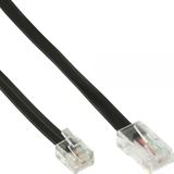 (€0,49*/1m) 10.00m InLine Modularkabel 6-adrig RJ12 Stecker auf (€0,49*/1m) 10.00m InLine Modularkabel 6-adrig RJ12 Stecker auf
