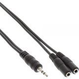 (€0,98*/1m) 5.00m InLine Audio Y-Kabel Standard 3.5mm Klinke (€0,98*/1m) 5.00m InLine Audio Y-Kabel Standard 3.5mm Klinke