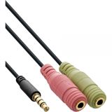 (€2,45*/1m) 2.00m InLine Audio Adapterkabel 3.5mm Klinke Stecker (€2,45*/1m) 2.00m InLine Audio Adapterkabel 3.5mm Klinke Stecker