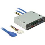 Delock Card Reader 3.5? USB 3.0 > All in 1 + 4 x USB 3.0 Por Delock Card Reader 3.5? USB 3.0 > All in 1 + 4 x USB 3.0 Por