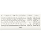 Logitech K280e USB Deutsch wei&szlig; (kabelgebunden)