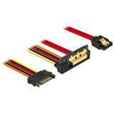 (€23,00*/1m) 0.30m Delock SATA 6Gb/s Anschlusskabel SATA Buchse (€23,00*/1m) 0.30m Delock SATA 6Gb/s Anschlusskabel SATA Buchse