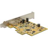 Delock PCI Expr Card 1x USB3.1 C ext +1x USB3.1 C ext. Bu/Bu Delock PCI Expr Card 1x USB3.1 C ext +1x USB3.1 C ext. Bu/Bu