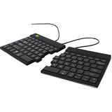 R-GO Tools Split Tastatur USB Englisch (US) schwarz (kabelgebunden)