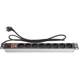 () 0.00m Good Connections 19" Steckdosenleiste 1 HE Schwarz 8 () 0.00m Good Connections 19" Steckdosenleiste 1 HE Schwarz 8