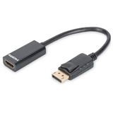 Digitus DisplayPort Adapterkab. DP-HDMITypA 0,15m 1,1a St/BU Digitus DisplayPort Adapterkab. DP-HDMITypA 0,15m 1,1a St/BU