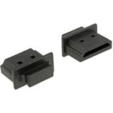 Delock Staubschutz f. HDMI-A-Buchse m.Griff 10St. schwarz