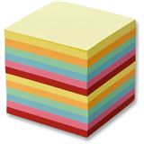 folia Zettelboxeinlage, 90 x 90 mm, 700 Blatt, farbig