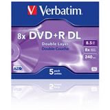 Verbatim DVD+R DL 8.5 GB 5er Jewelcase (43541)