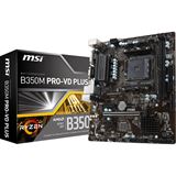 MSI B350M PRO-VD PLUS AMD B350 So.AM4 Dual Channel DDR4 mATX Retail MSI B350M PRO-VD PLUS AMD B350 So.AM4 Dual Channel DDR4 mATX Retail