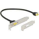 Delock Slotblech SATA 6Gb/s-Bu int. -> 8Pin Power ext. 30cm Delock Slotblech SATA 6Gb/s-Bu int. -> 8Pin Power ext. 30cm