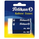 Pelikan Kunststoff-Radierer AL 20, Blisterkarte
