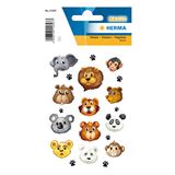 Herma Sticker MAGIC Tiergesichter Stone